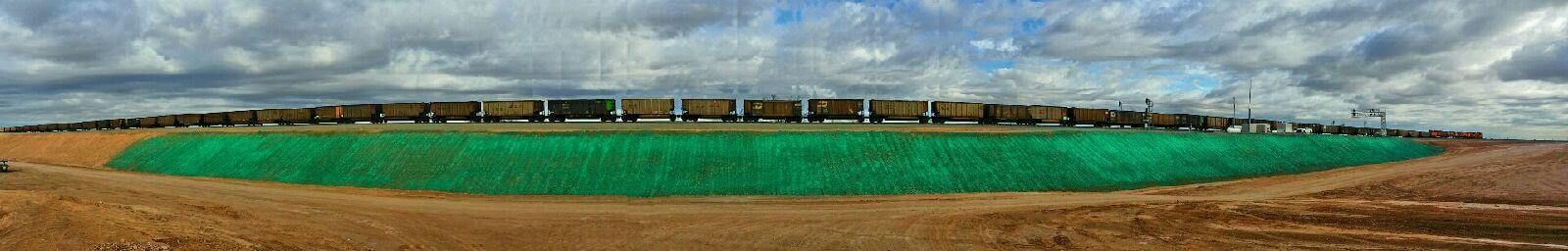 Hydro Seeding (Railroad Slope)
