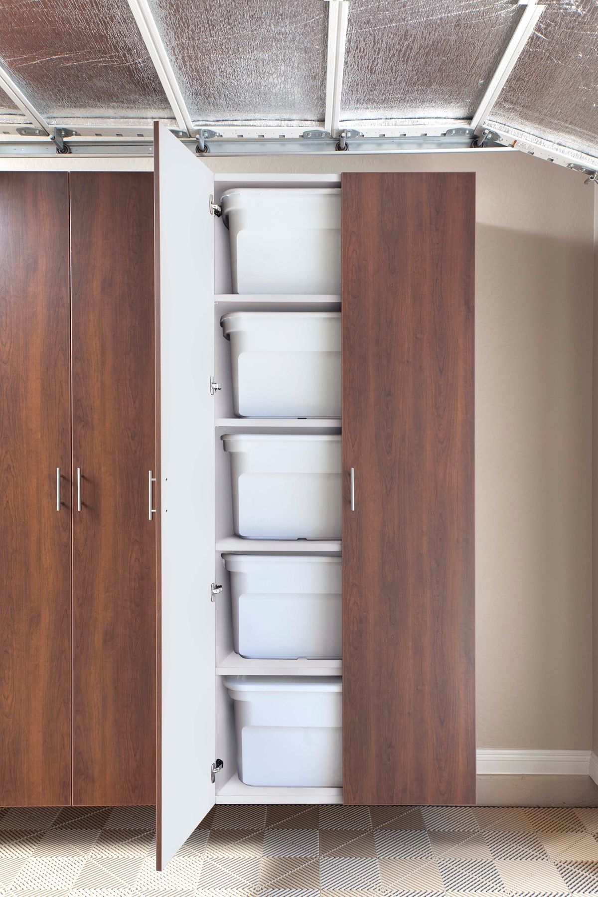 Coco Tall Cabinet Door Open with Storage Bins.jpg