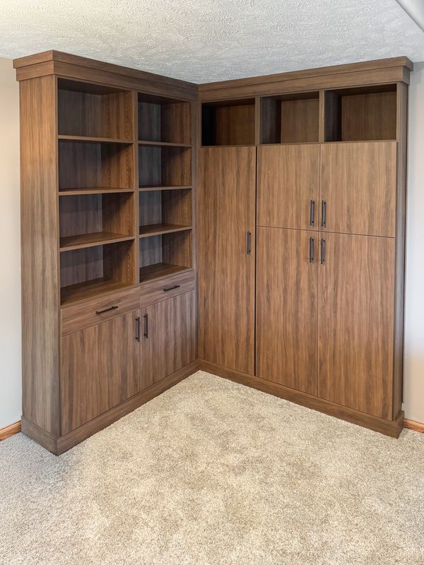 Family Room Built-In Storage, Omaha