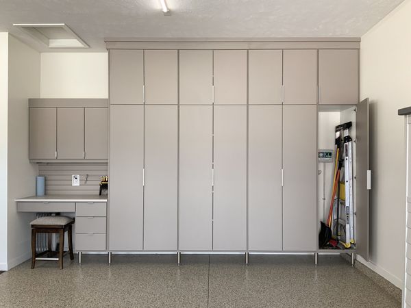 Garage Cabinets with Hidden Storage, Omaha