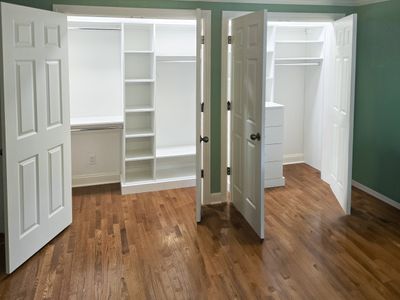 Compact Walk-In Closet with Dual Doors, Omaha
