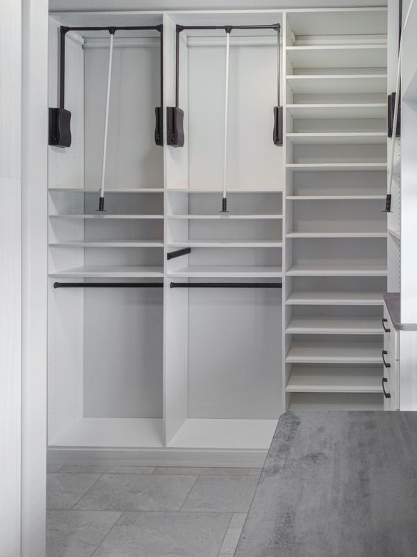 Walk-In Closet with Shoe Wall, Omaha