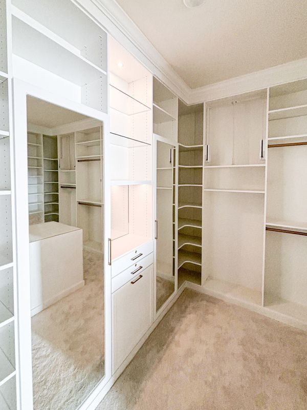 Walk-In Closet with Mirror and Drawers, Omaha