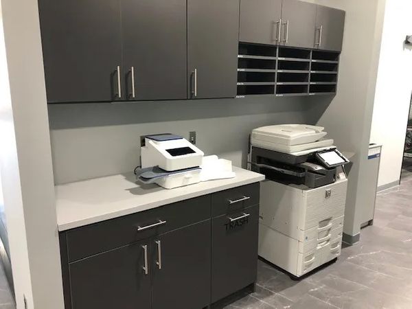 Commercial Copy Room Cabinets, Omaha