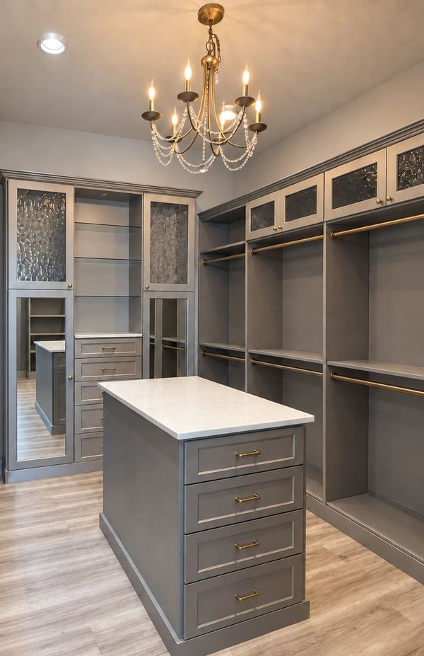 Mixed Metals Walk In - Designed By Janelle - Bennington, NE