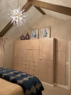 Wall Closet with Wood Finish, Omaha