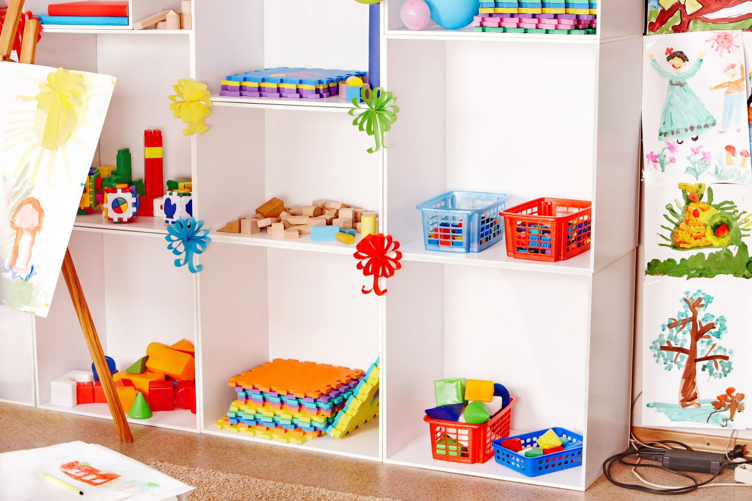 Organize toys, crafts, and hobbies for a clutter-free environment. Basement & Hobby Areas