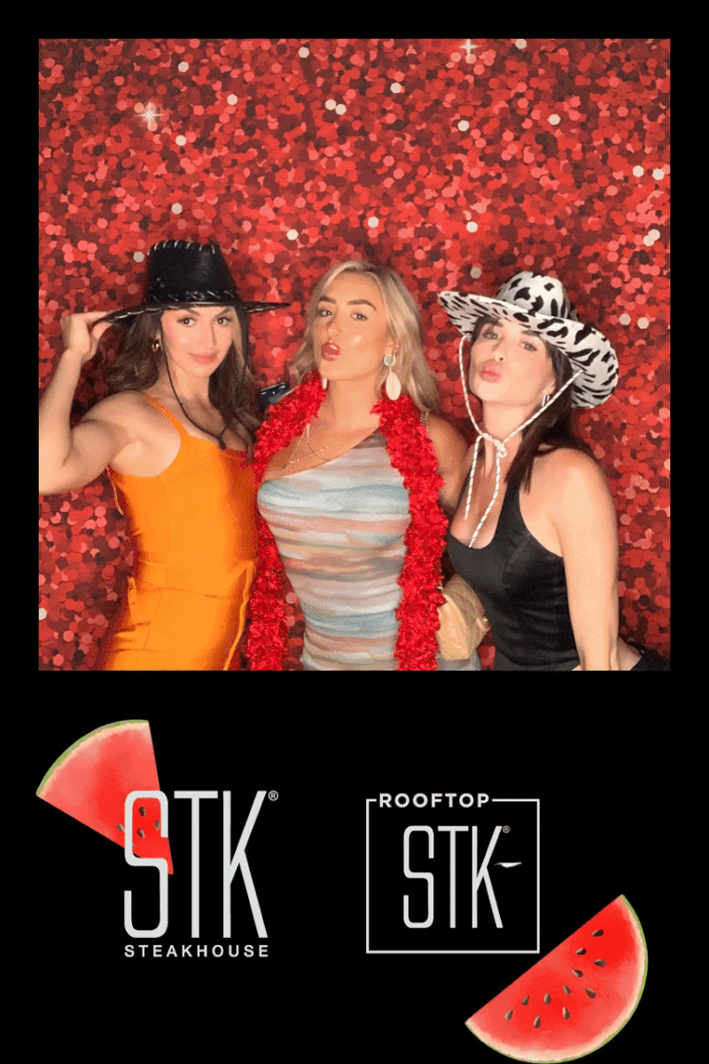 GIF Booth at the STK Rooftop