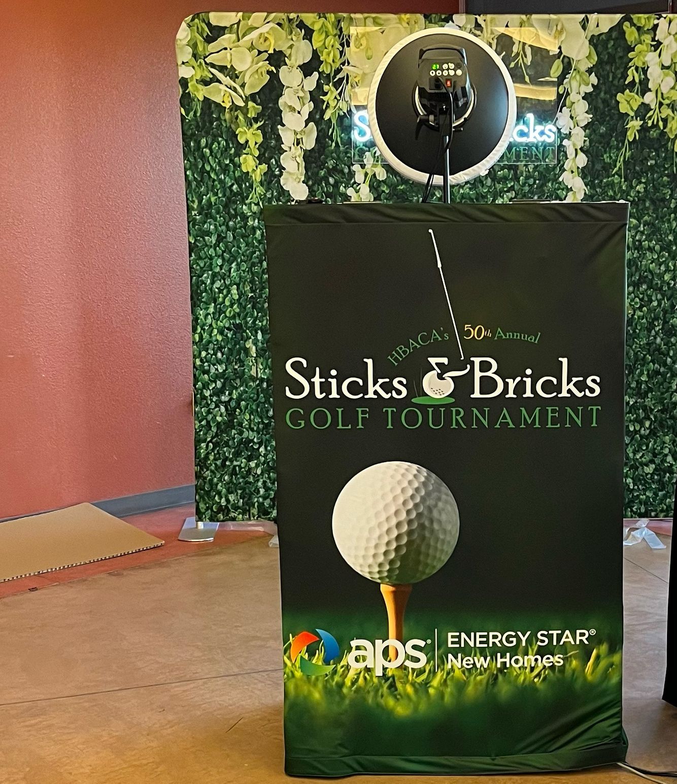 Wrapped Mirror Booth for Home Builder Association of Central Arizona Sponsored by APS: Energy Star New Homes