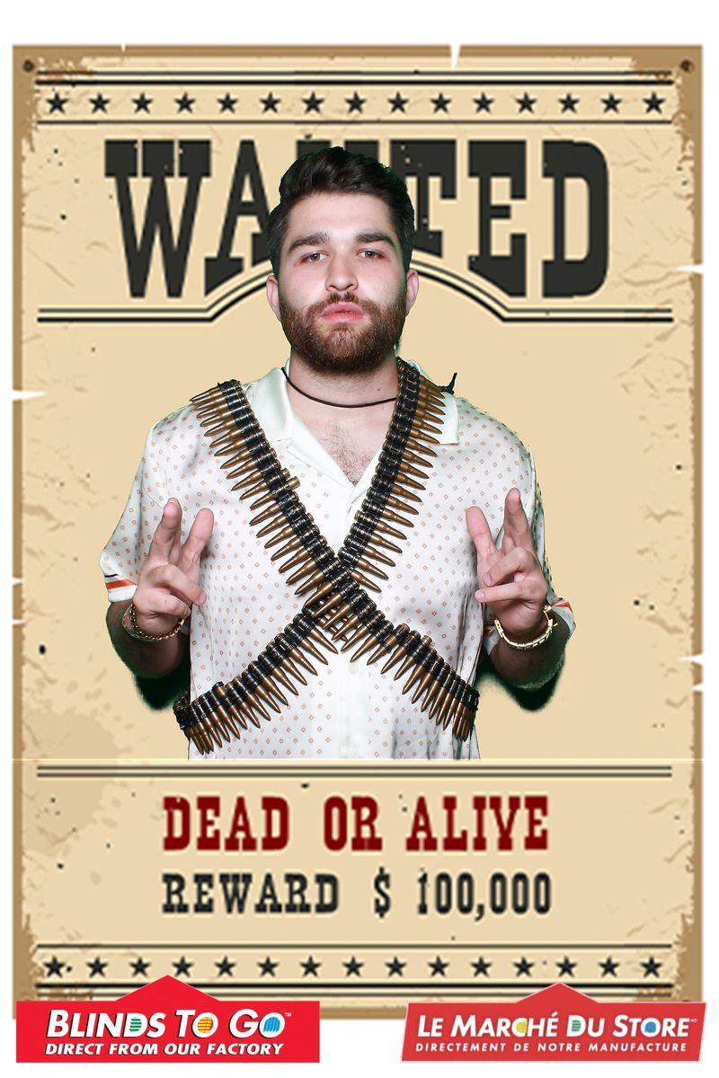 Wanted Sign - Green Screen