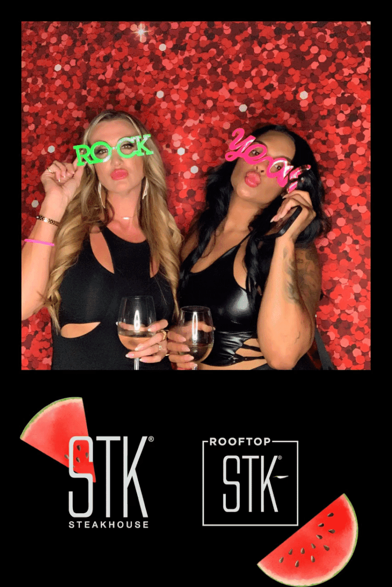 Watermelon event with a cool Red Backdrop