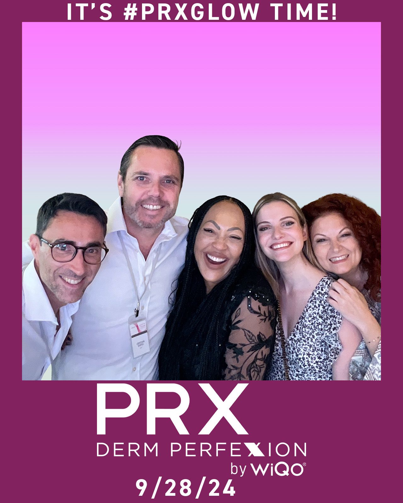 Group Photo at PRX Derm Perfexion Event during SAS 2024