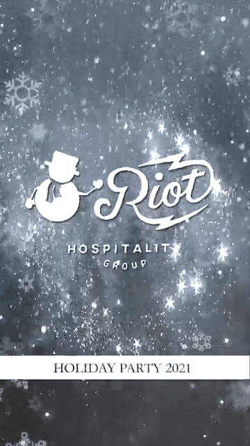 Riot Hospitality Group Animation for Holiday Party