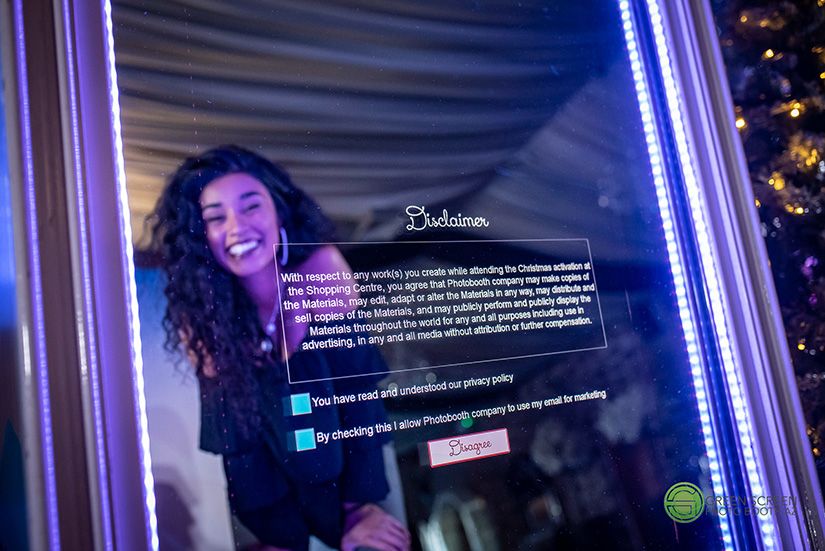 Signature and Opt- in to receive photos. Mirror Me - Opt in