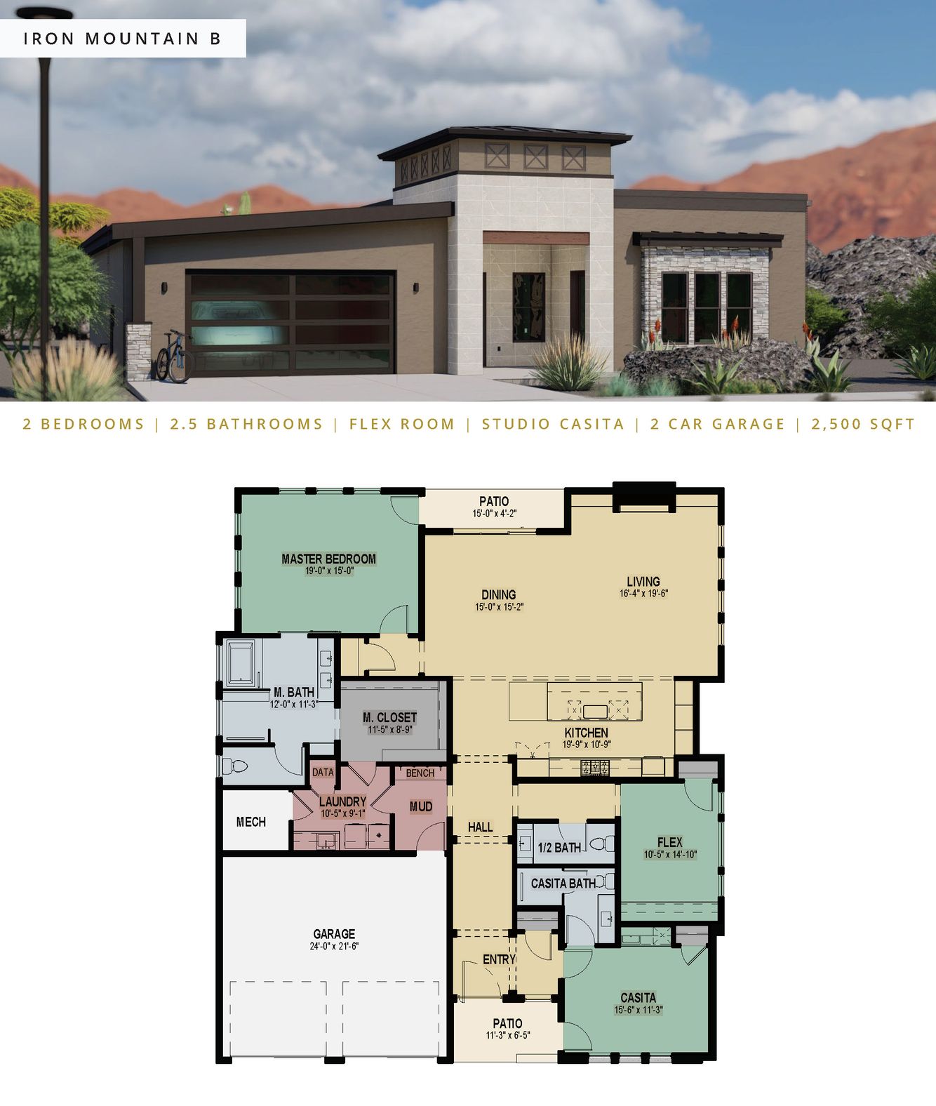 Lot 23 Iron Mountain B Floorplan